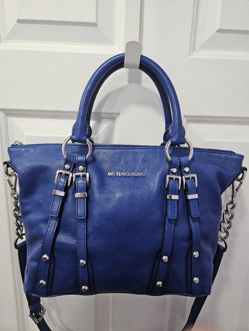 Michael Kors Cobalt Blue Crossbody Satchel